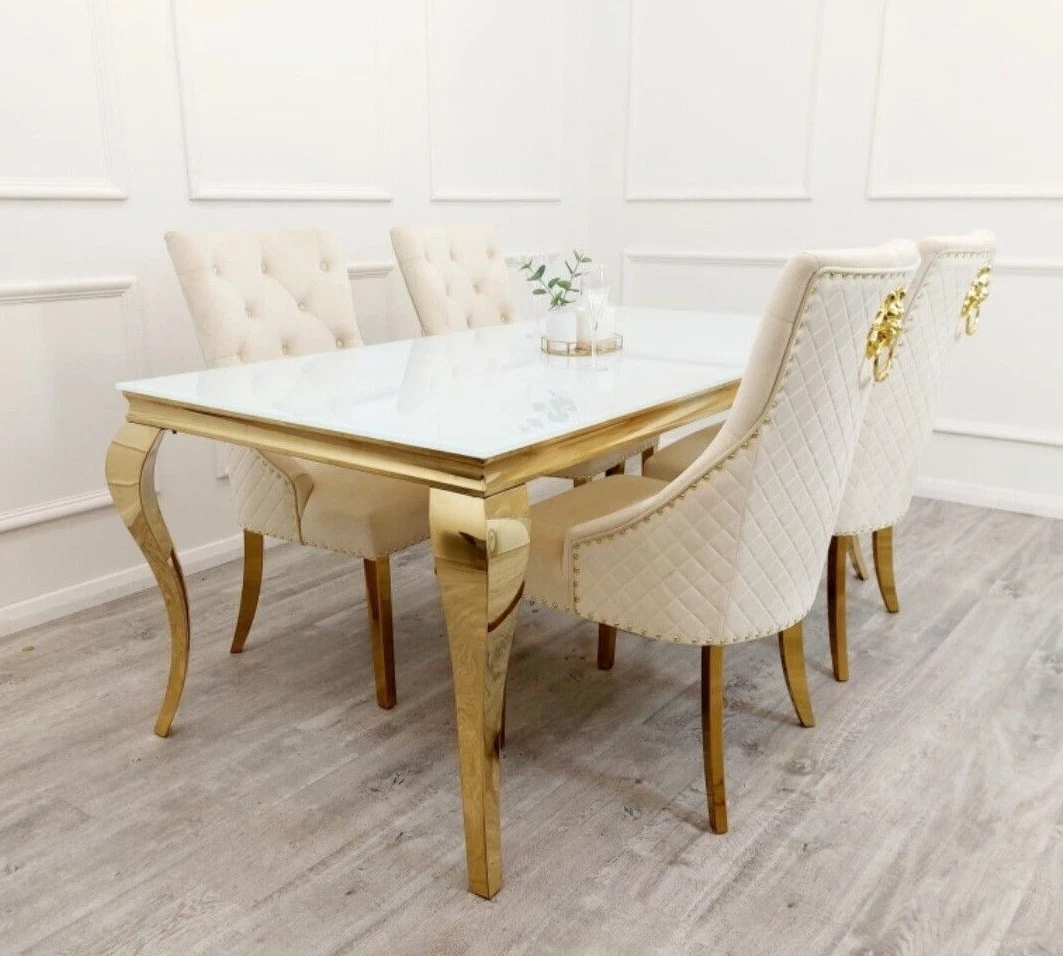 Louis Luxury Italian 1m 1.4m 1.6m 1.8m 2m White Gr